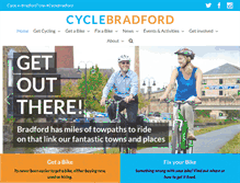 Tablet Screenshot of cyclebradford.org.uk